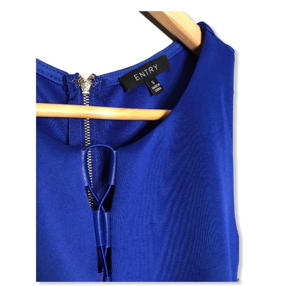 Entry | Royal Blue Dress w/ Chest & Side Cut Outs - Picture 8 of 10